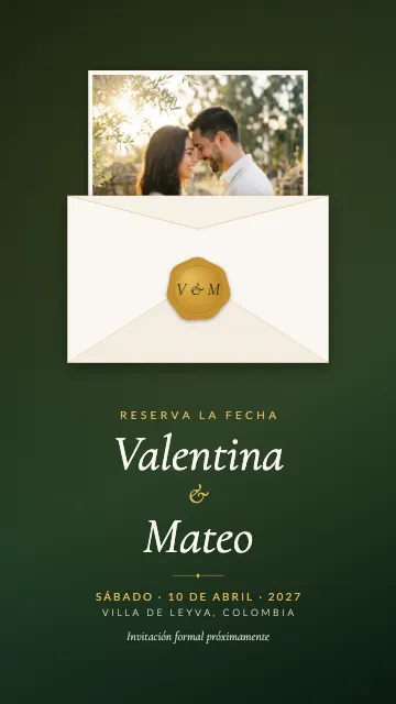 Diseño Sobre, con el lacre